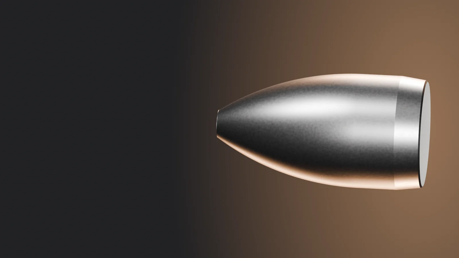 3D rendering of the upcoming .357 ogive hollow point boattail