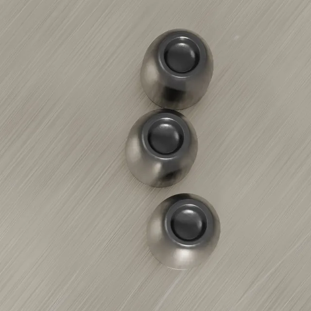 .30 hollow-point flat-base slugs, nose-on (3D render)